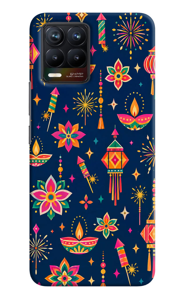 Festive Pop Realme 8/8 Pro (not 5G) Hard Case Back Cover by Casekaro