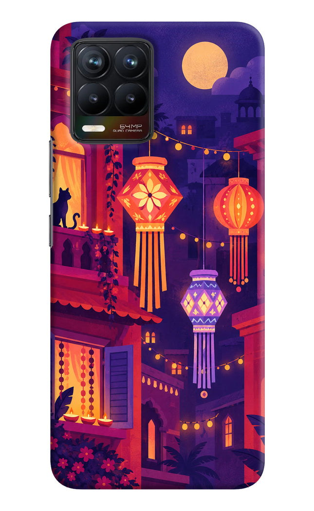 Lantern Lane Realme 8/8 Pro (not 5G) Hard Case Back Cover by Casekaro