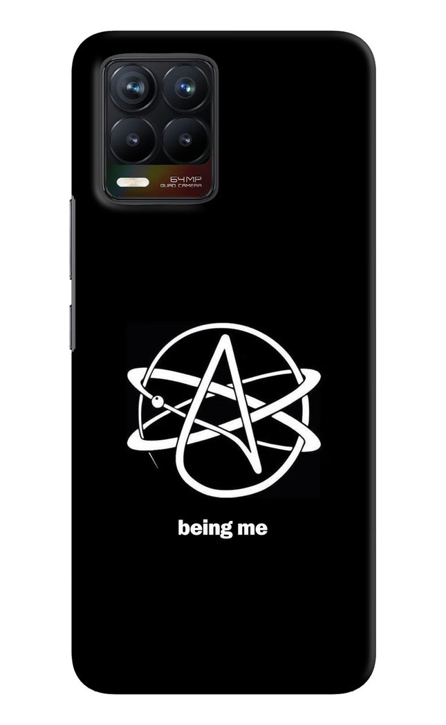 Atheist Symbol Realme 8/8 Pro (not 5G) Hard Case Back Cover by Casekaro