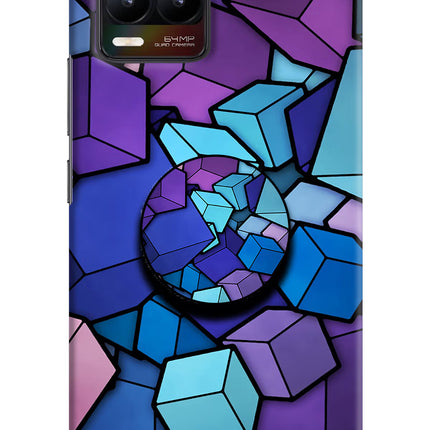 Cubic Abstract Realme 8/8 Pro (not 5G) Pop Case by Casekaro