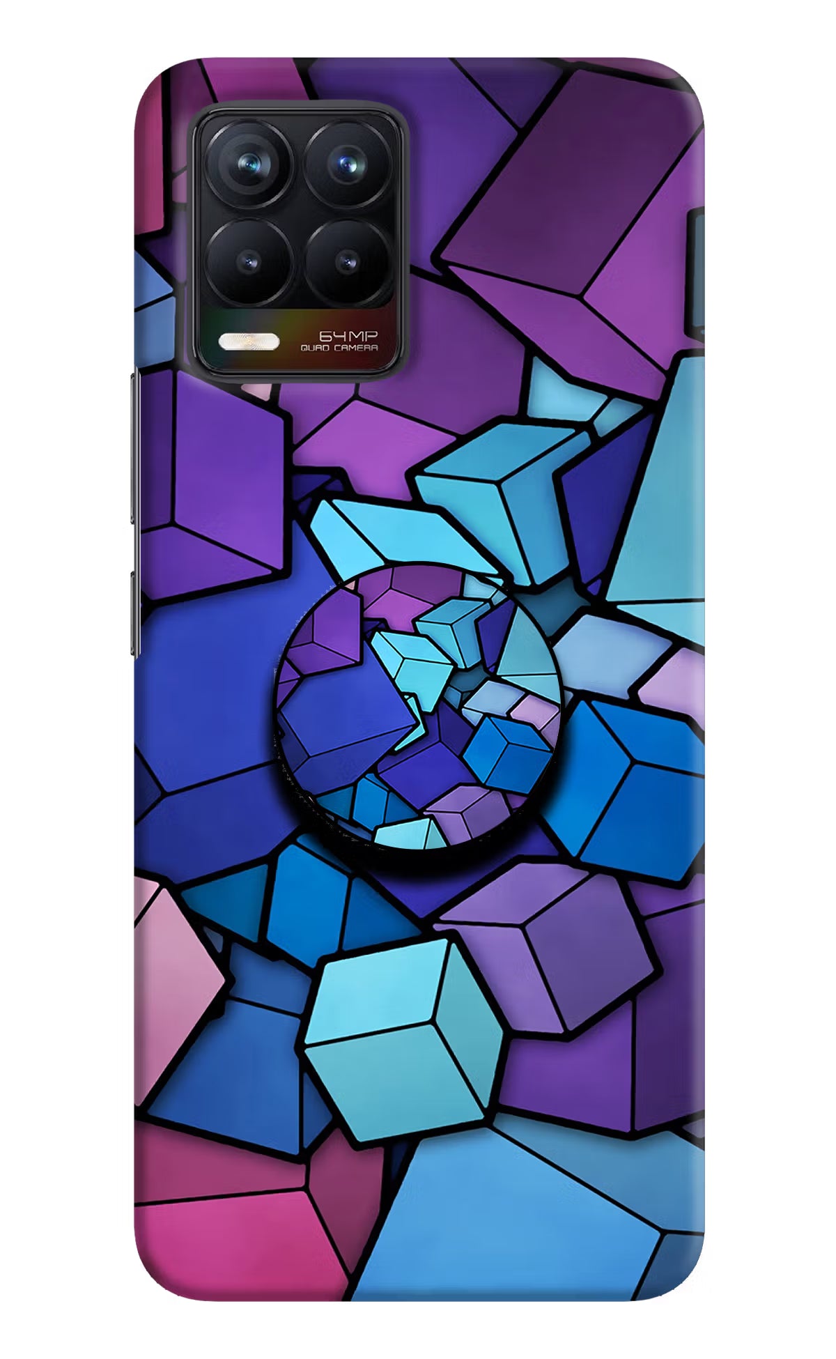 Cubic Abstract Realme 8/8 Pro (not 5G) Pop Case by Casekaro