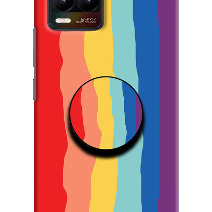 Rainbow Realme 8/8 Pro (not 5G) Pop Case by Casekaro