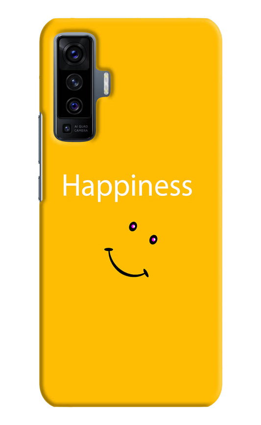 Happiness With Smiley Vivo X50 Hard Case Back Cover by Casekaro