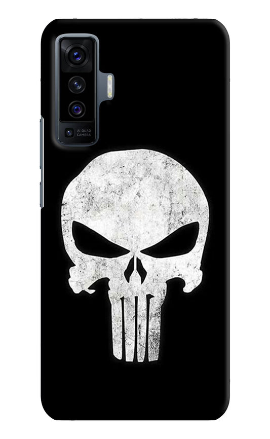 Punisher Skull Vivo X50 Hard Case Back Cover by Casekaro