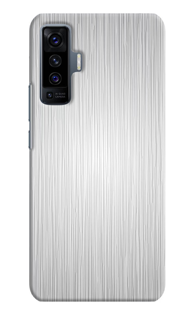 Wooden Grey Texture Vivo X50 Hard Case Back Cover by Casekaro