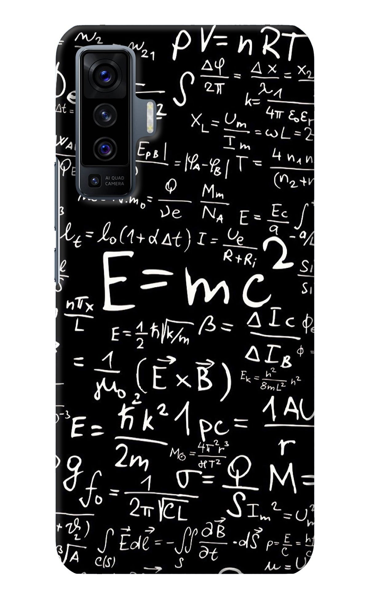 Physics Albert Einstein Formula Vivo X50 Back Cover