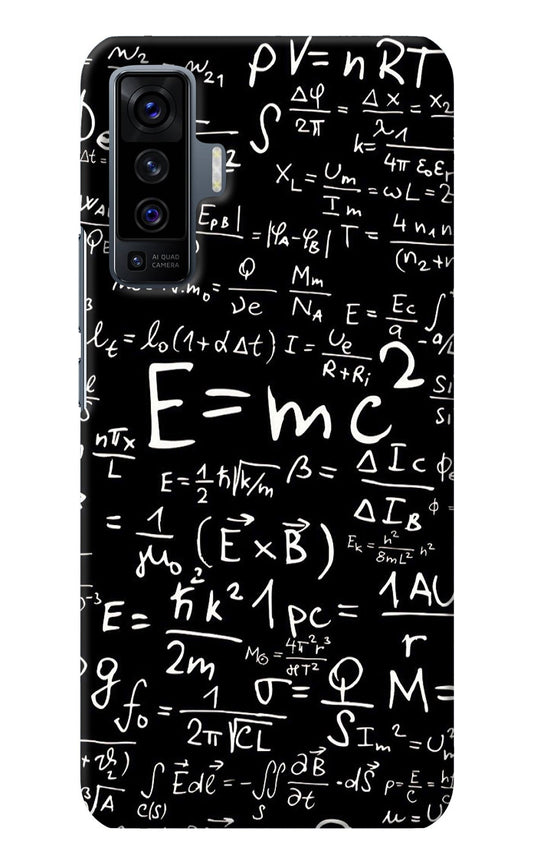 Physics Albert Einstein Formula Vivo X50 Back Cover