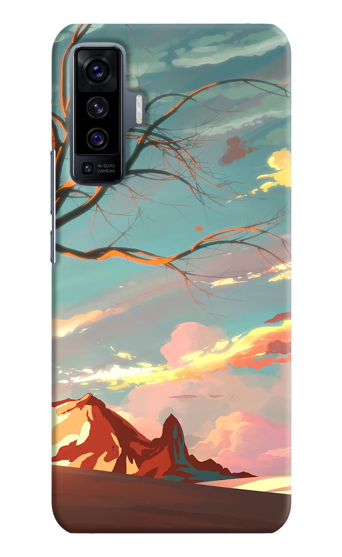 Scenery Vivo X50 Hard Case Back Cover by Casekaro