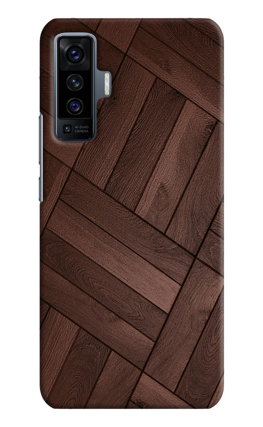 Wooden Texture Design Vivo X50 Hard Case Back Cover by Casekaro
