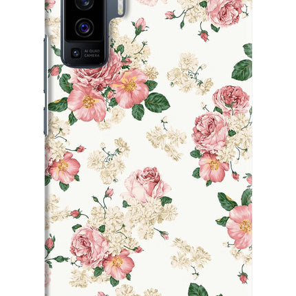Flowers Vivo X50 Hard Case Back Cover by Casekaro