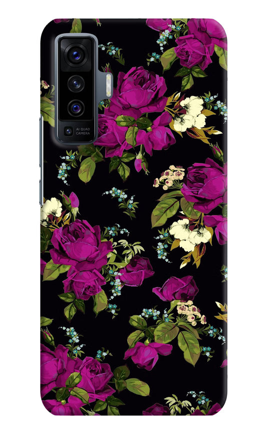 Flowers Vivo X50 Hard Case Back Cover by Casekaro