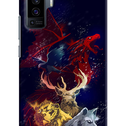 Game Of Thrones Vivo X50 Hard Case Back Cover by Casekaro