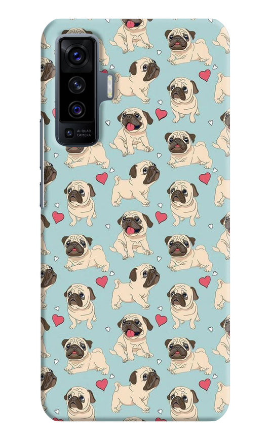 Pug Dog Vivo X50 Hard Case Back Cover by Casekaro