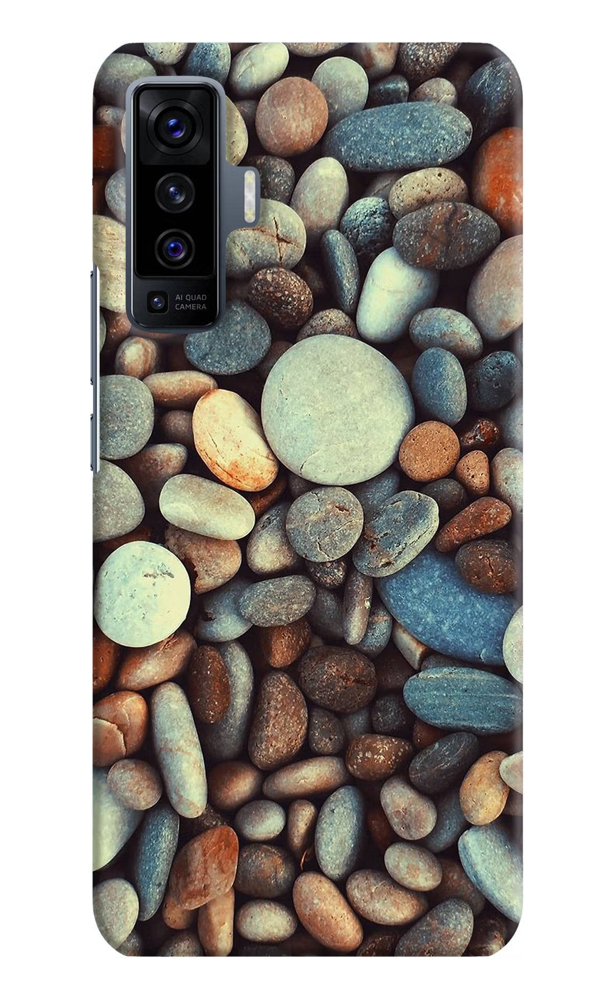 Pebble Vivo X50 Hard Case Back Cover by Casekaro