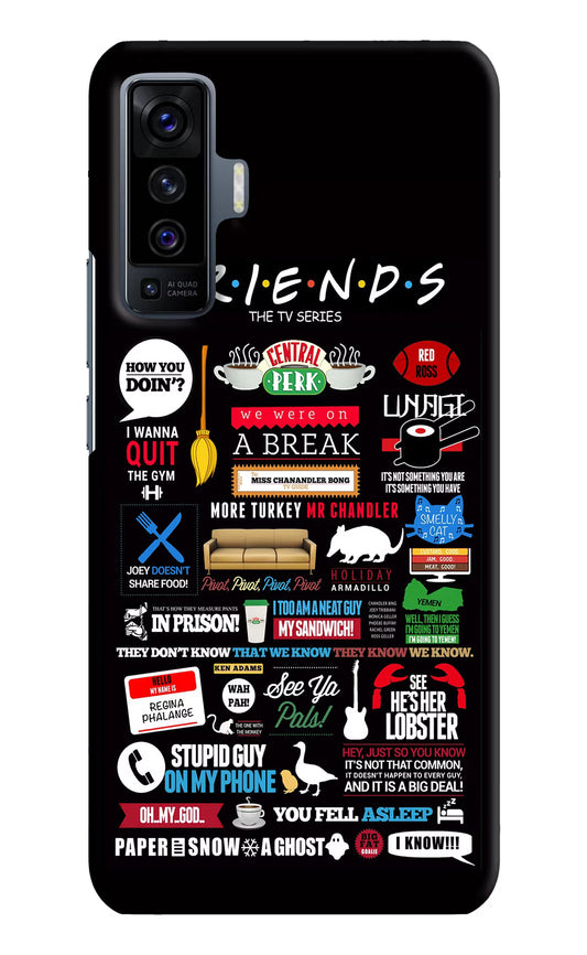 FRIENDS Vivo X50 Hard Case Back Cover by Casekaro