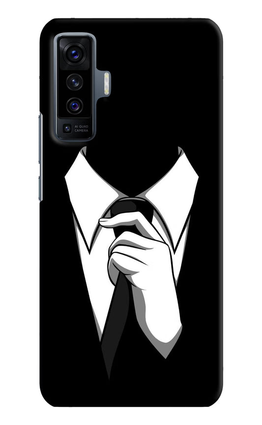 Black Tie Vivo X50 Hard Case Back Cover by Casekaro