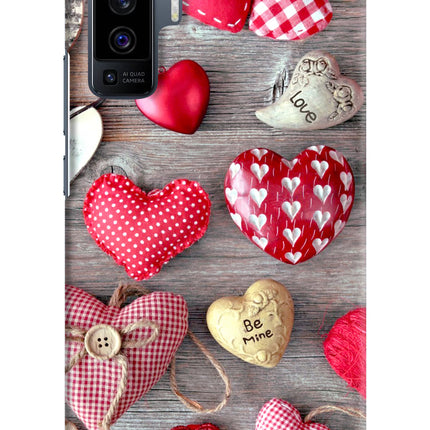Love Wallpaper Vivo X50 Hard Case Back Cover by Casekaro
