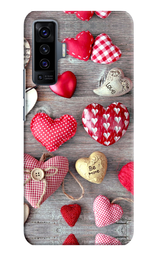 Love Wallpaper Vivo X50 Hard Case Back Cover by Casekaro
