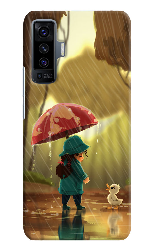 Rainy Day Vivo X50 Hard Case Back Cover by Casekaro