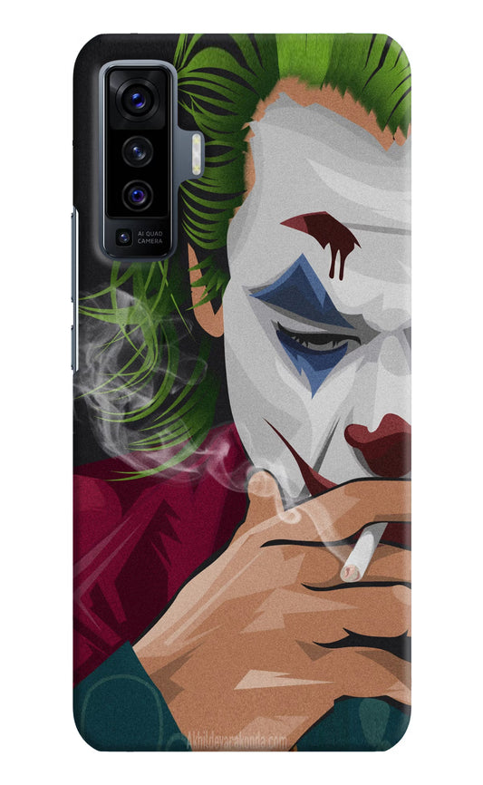 Joker Smoking Vivo X50 Hard Case Back Cover by Casekaro