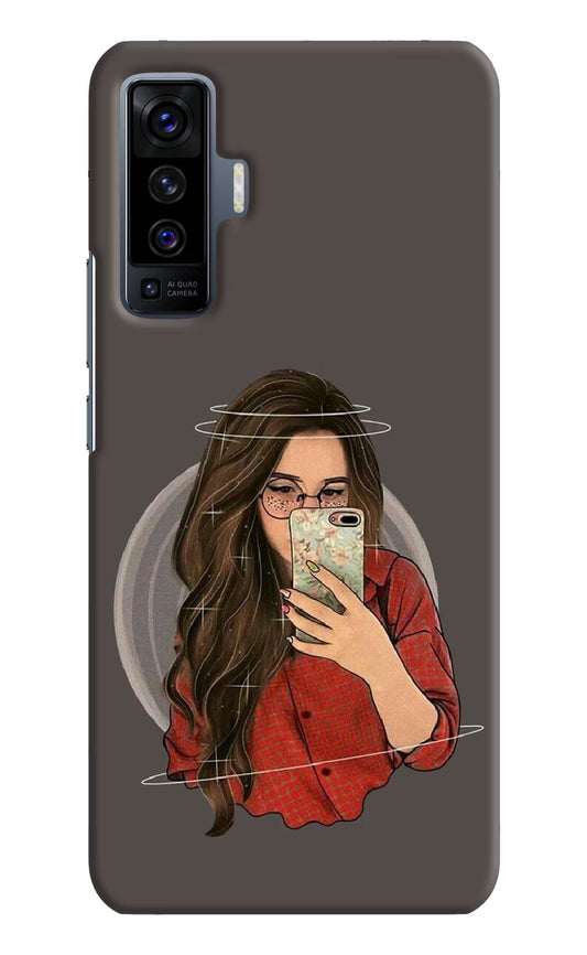 Selfie Queen Vivo X50 Hard Case Back Cover by Casekaro