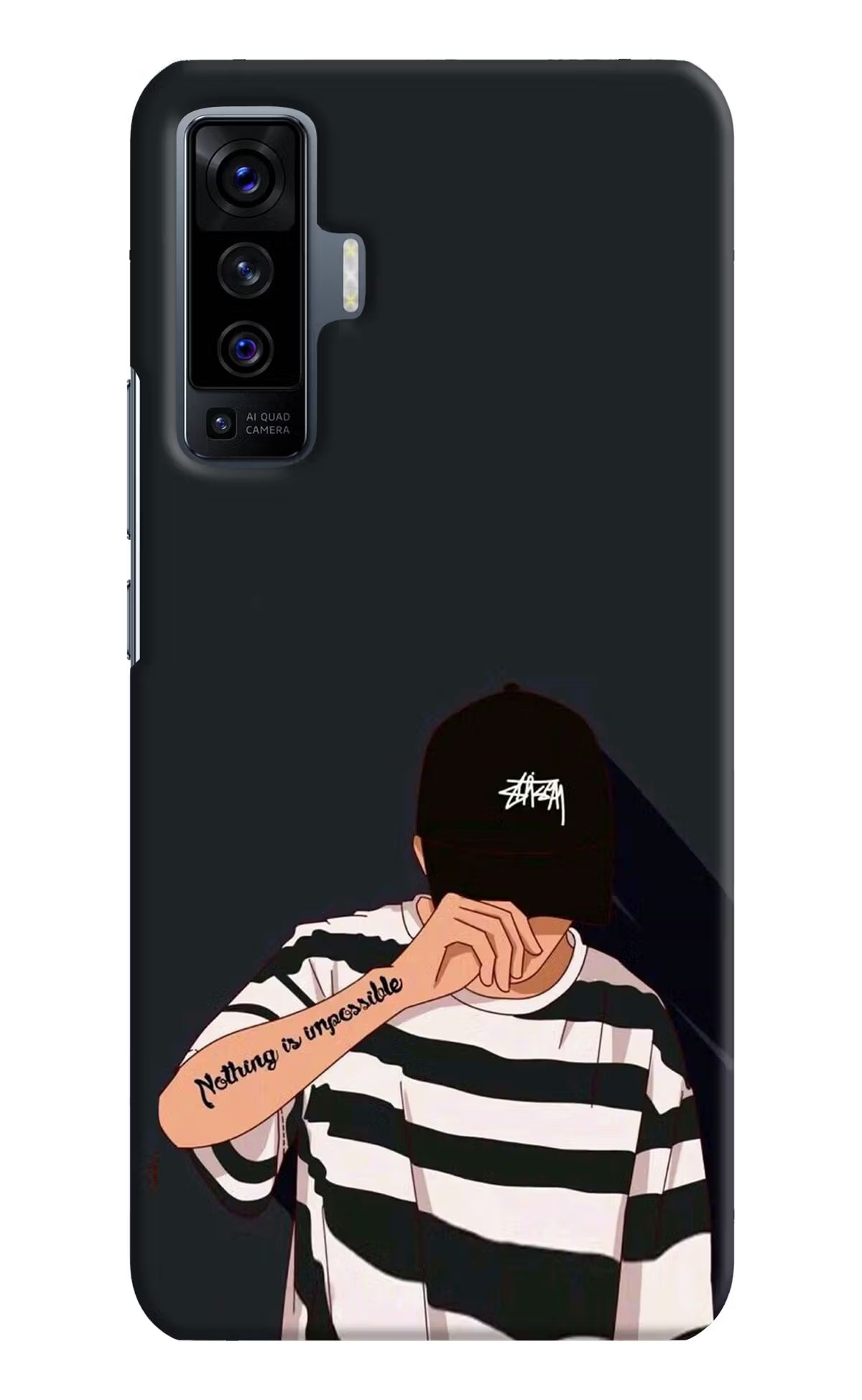 Aesthetic Boy Vivo X50 Hard Case Back Cover by Casekaro