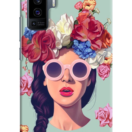 Pretty Girl Vivo X50 Hard Case Back Cover by Casekaro
