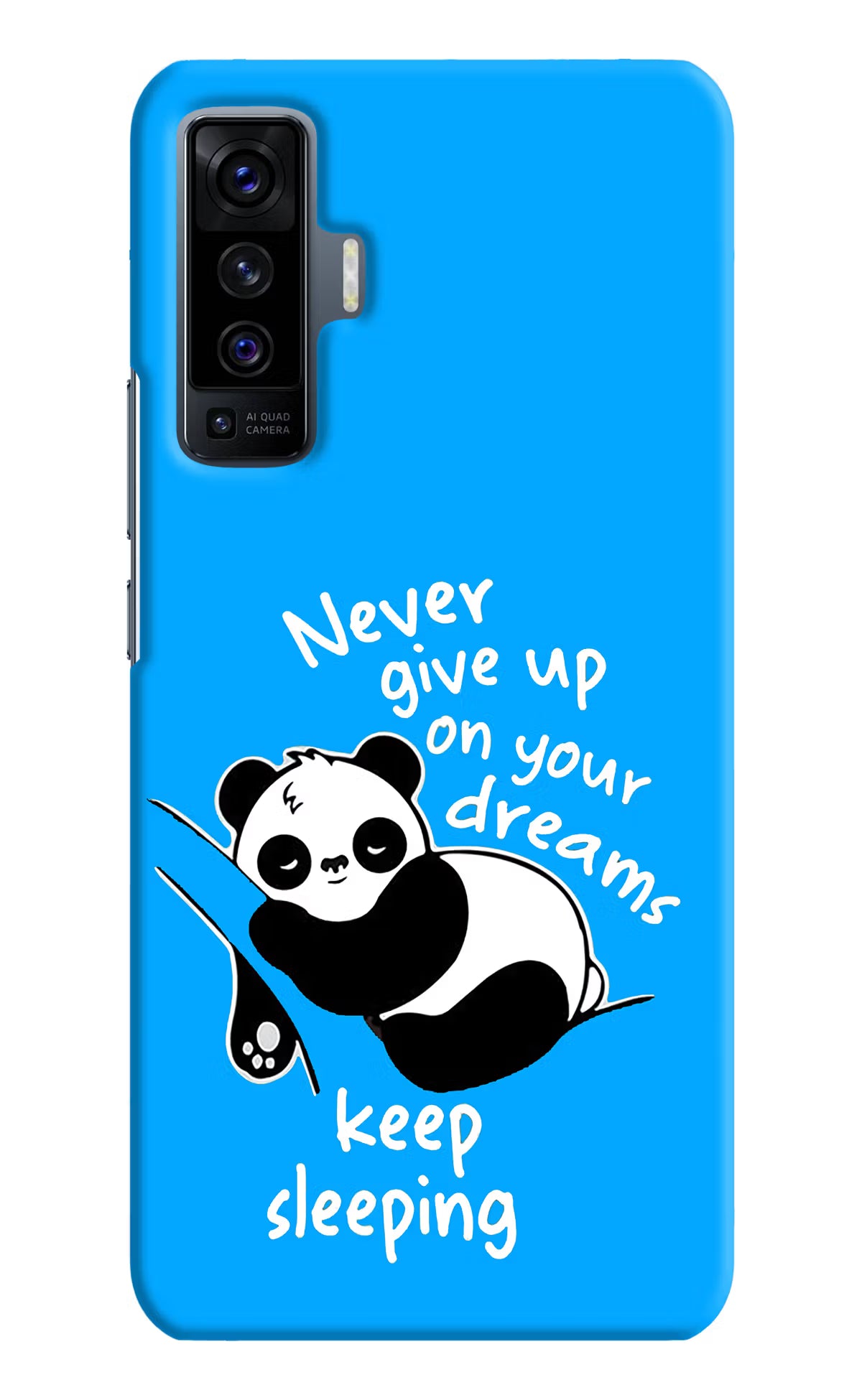 Keep Sleeping Vivo X50 Hard Case Back Cover by Casekaro