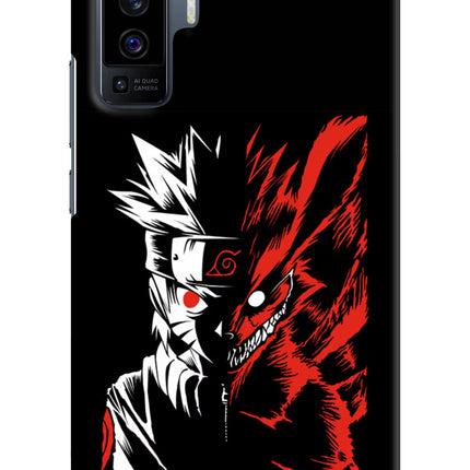 Naruto Two Face Vivo X50 Hard Case Back Cover by Casekaro