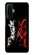 Naruto Two Face Vivo X50 Hard Case Back Cover by Casekaro