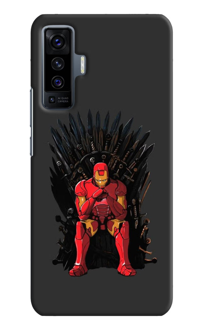 Ironman Throne Vivo X50 Hard Case Back Cover by Casekaro