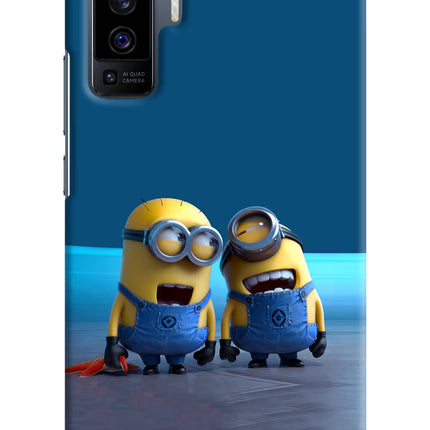 Minion Laughing Vivo X50 Hard Case Back Cover by Casekaro