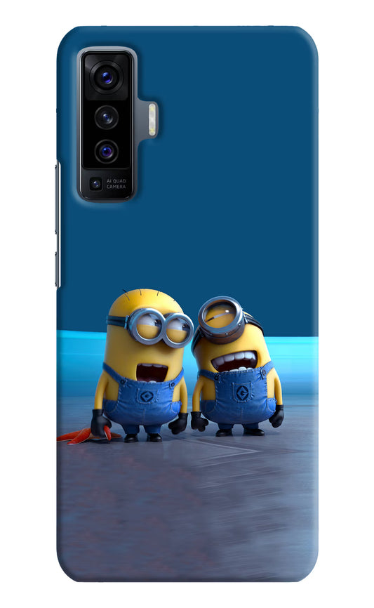 Minion Laughing Vivo X50 Hard Case Back Cover by Casekaro