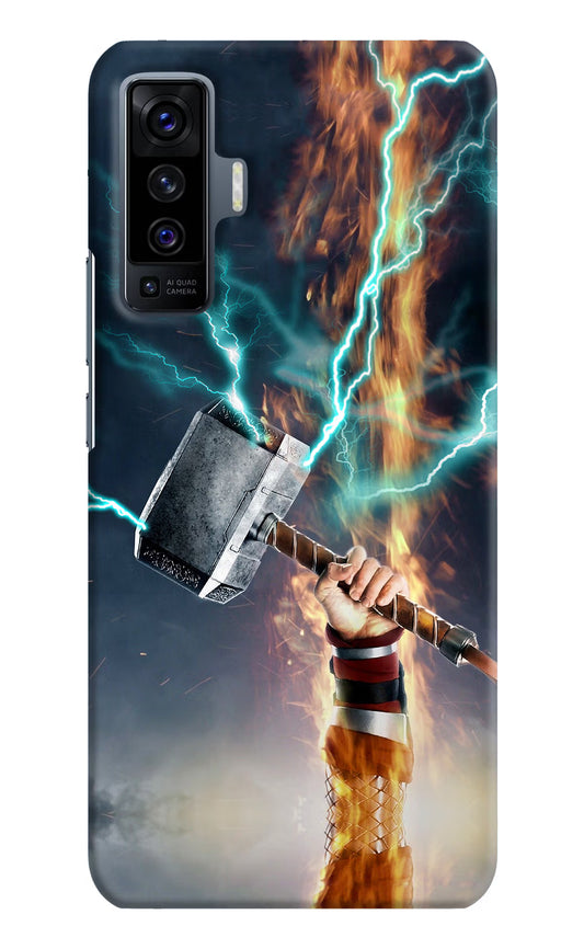 Thor Hammer Mjolnir Vivo X50 Hard Case Back Cover by Casekaro