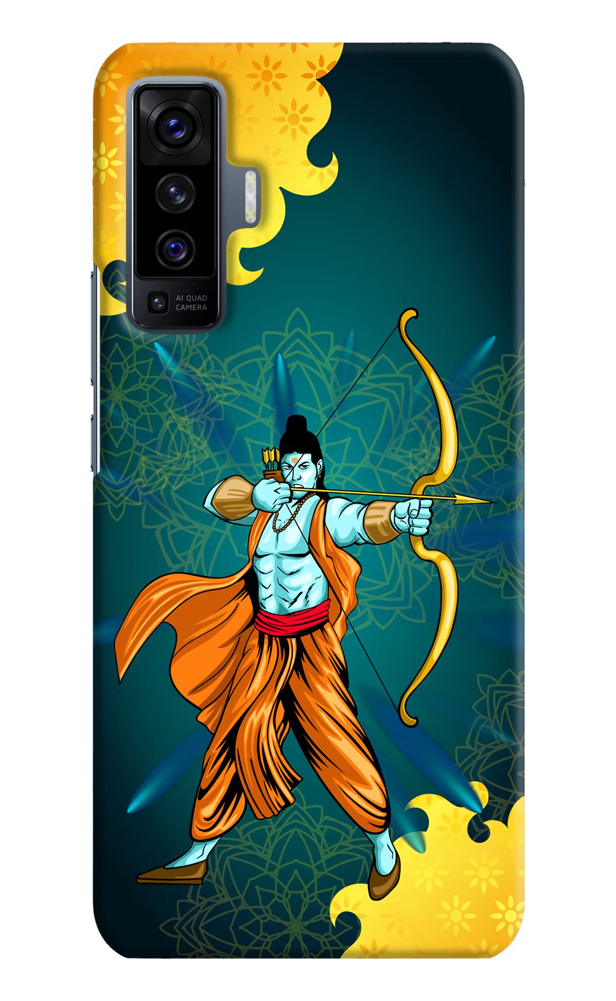 Lord Ram - 6 Vivo X50 Hard Case Back Cover by Casekaro