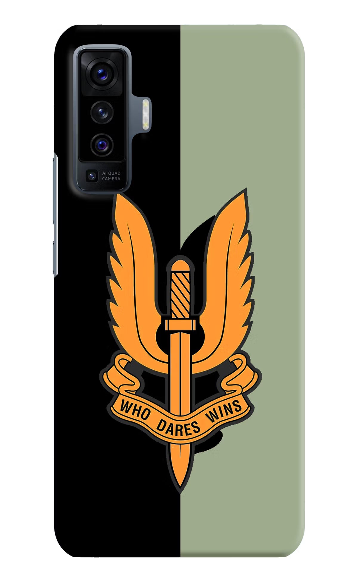 Balidan Logo Vivo X50 Hard Case Back Cover by Casekaro