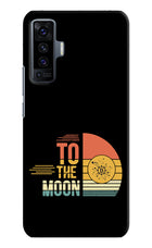 To the Moon Vivo X50 Hard Case Back Cover by Casekaro