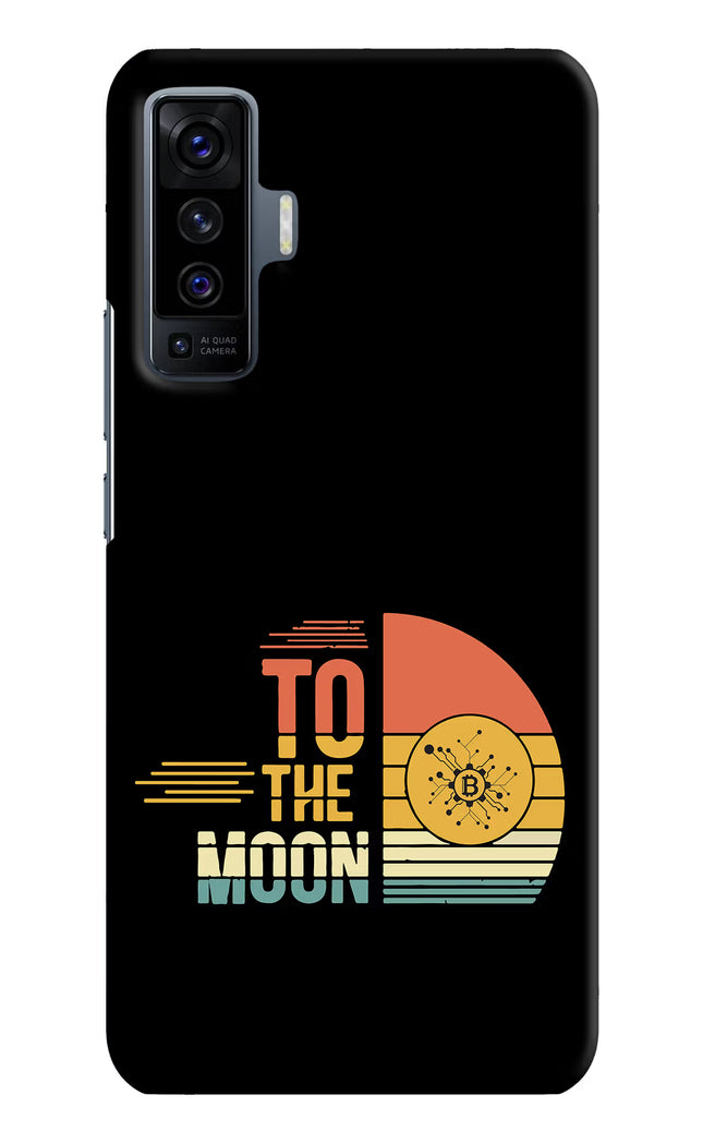 To the Moon Vivo X50 Hard Case Back Cover by Casekaro