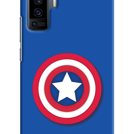 Shield Vivo X50 Hard Case Back Cover by Casekaro