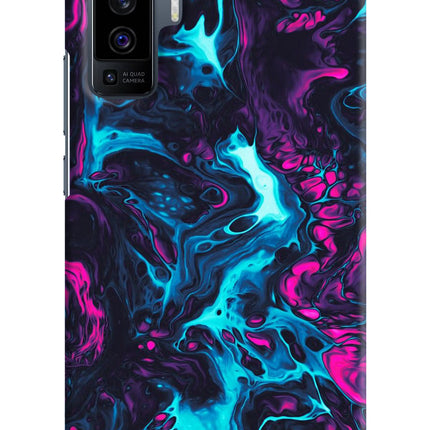 Abstract Vivo X50 Hard Case Back Cover by Casekaro