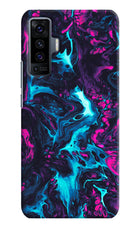 Abstract Vivo X50 Hard Case Back Cover by Casekaro