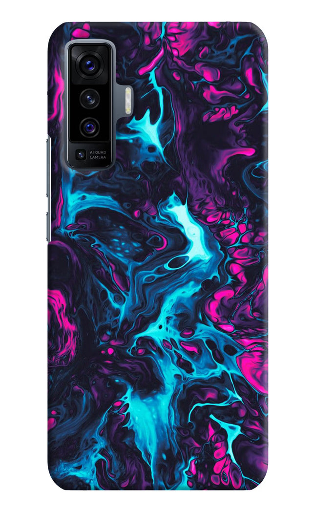 Abstract Vivo X50 Hard Case Back Cover by Casekaro
