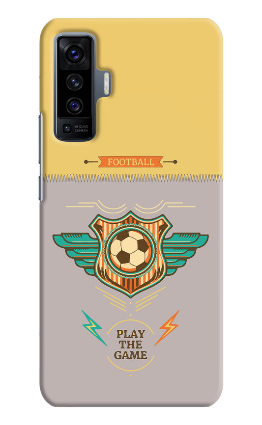 Football Vivo X50 Hard Case Back Cover by Casekaro