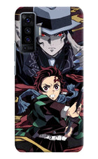 Demon Slayer Vivo X50 Hard Case Back Cover by Casekaro