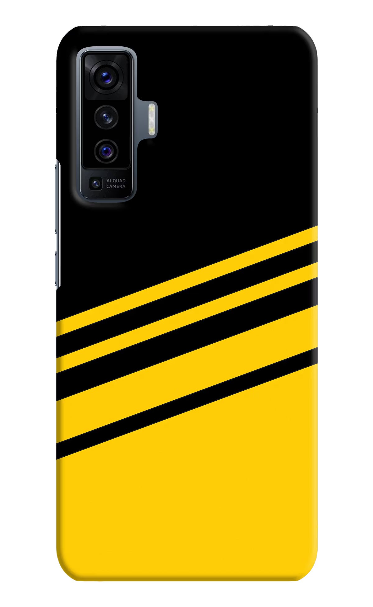 Yellow Shades Vivo X50 Hard Case Back Cover by Casekaro