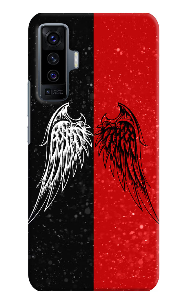 Wings Vivo X50 Hard Case Back Cover by Casekaro