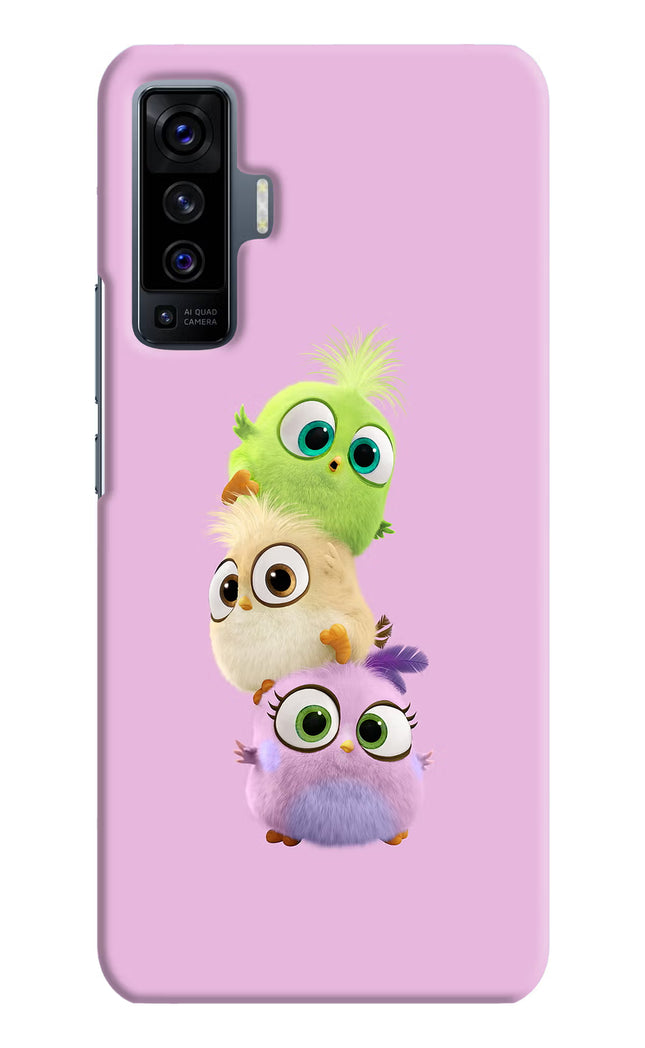 Cute Little Birds Vivo X50 Hard Case Back Cover by Casekaro