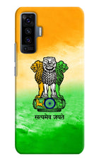 Satyamev Jayate Flag Vivo X50 Hard Case Back Cover by Casekaro