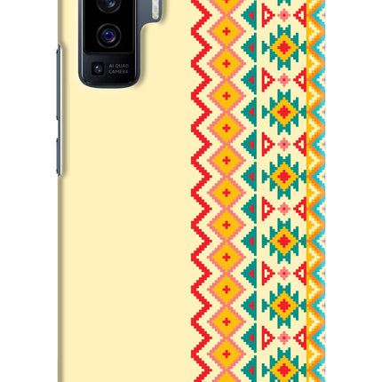 Ethnic Seamless Vivo X50 Hard Case Back Cover by Casekaro