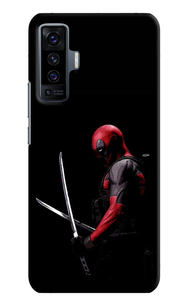Deadpool Vivo X50 Hard Case Back Cover by Casekaro